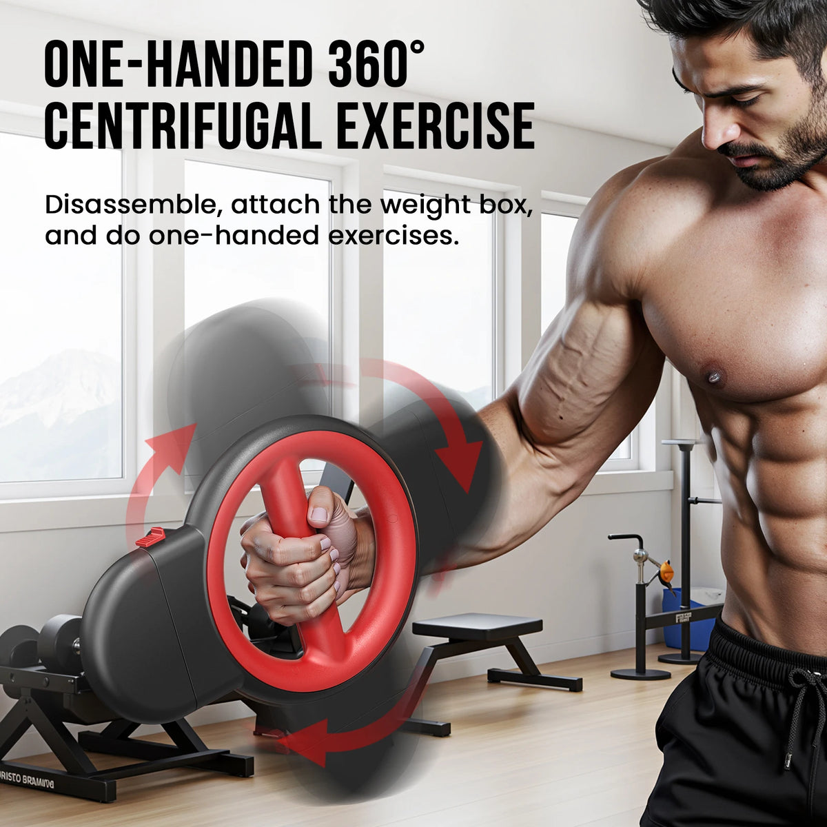Three Function Forearm Strengthener Wrist Exerciser For Arm Training