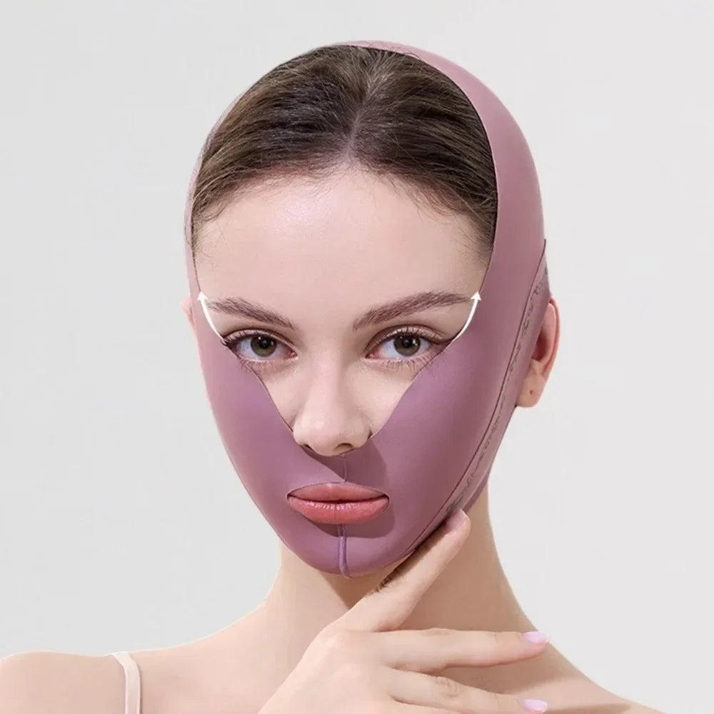 Upgraded Elastic Face Lifting Shaper For Double Chin Jawline Support