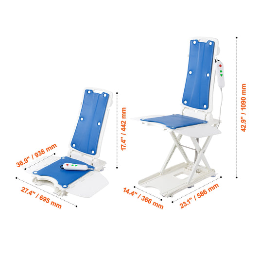 SucceBuy Electric Assistive Chair Lift Supports 310 Pounds