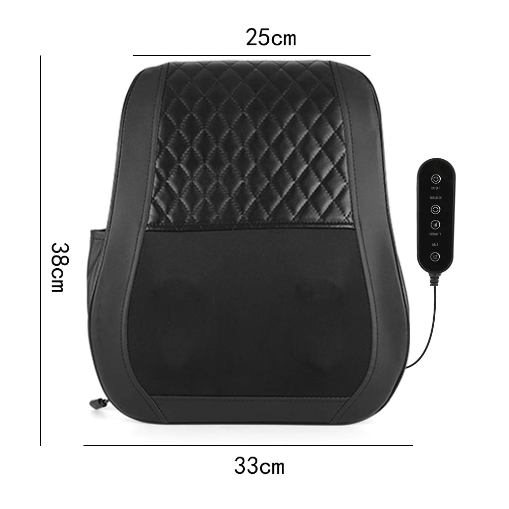 LINGTENG Heat Therapy 3D Kneading Back and Neck Massager