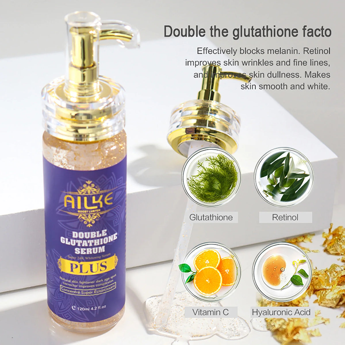 Ailke Brightening Body Milk For Even Skin Tone And Moisturizing