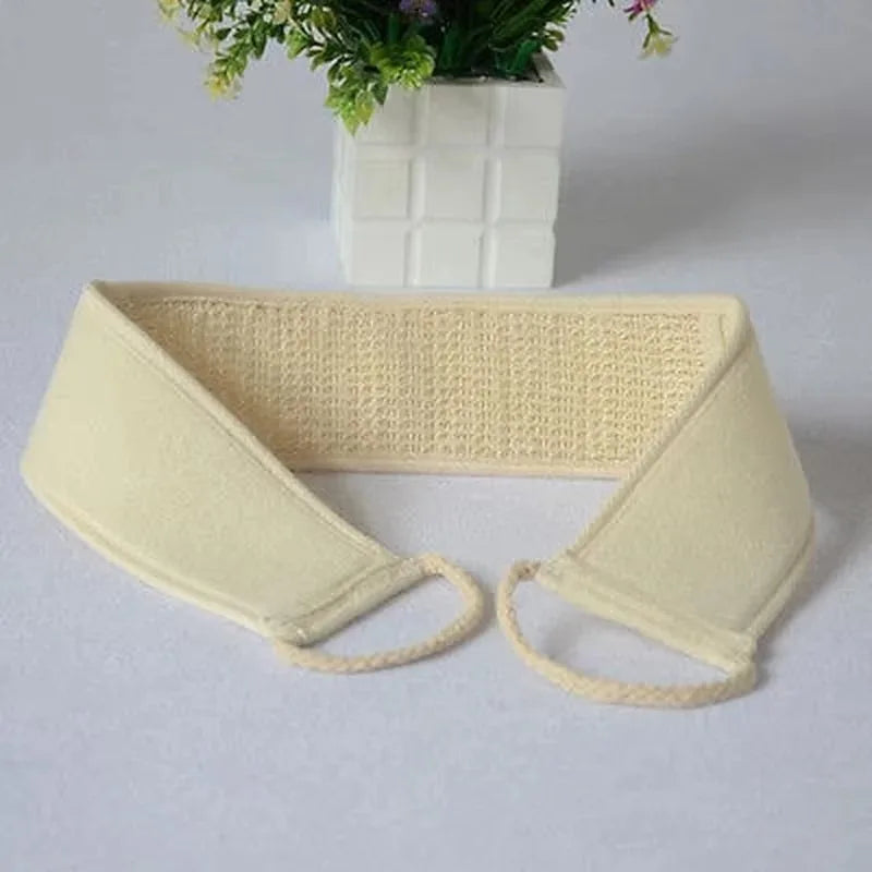 Soft Cotton Hemp Exfoliating Loofah Spa Shower Massage Glove