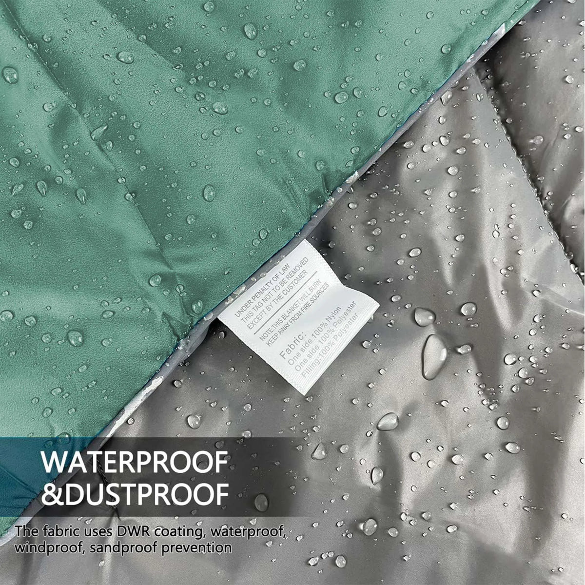 Portable Waterproof Fluffy Outdoor Camping Blanket For Picnic And Hiking