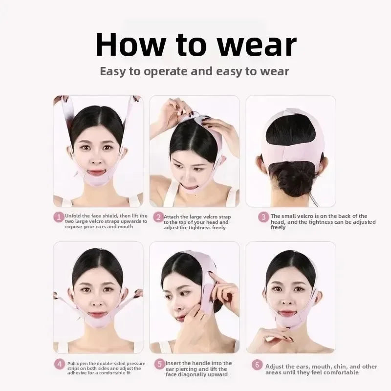 Soft Face And Neck Lifting Sleep Strap For Night Care