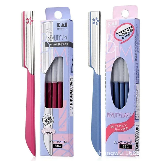 Professional Stainless Steel Eyebrow Grooming Razor Blade Kit