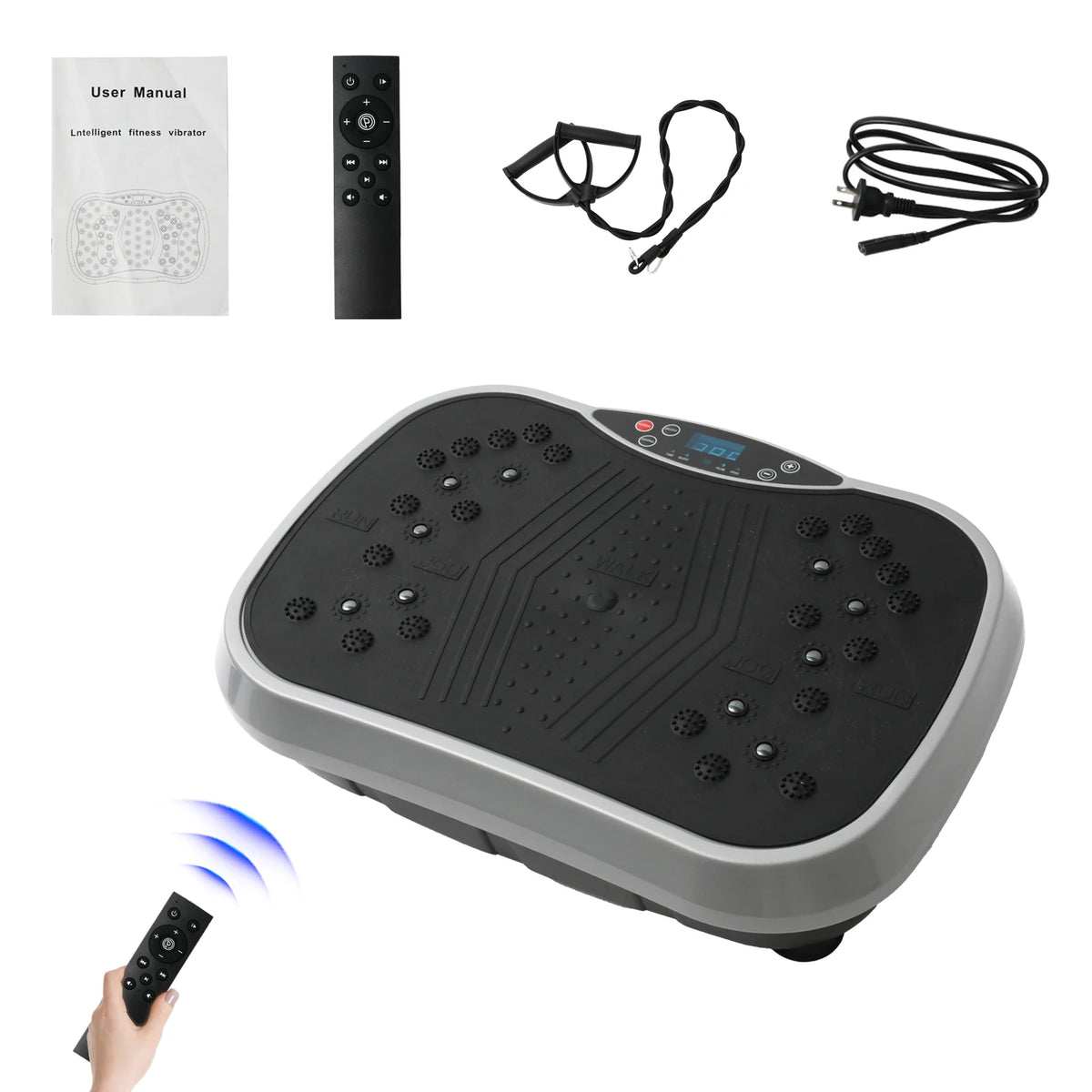 Portable Whole Body Vibration Plate Exercise Machine For Home Fitness