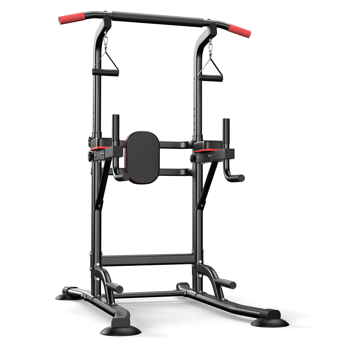 Pull Up Power Tower With Dip Station And Resistance Bands