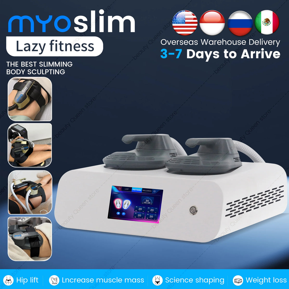 Emszero Mini Nova RF Machine For EMS Muscle Stimulation