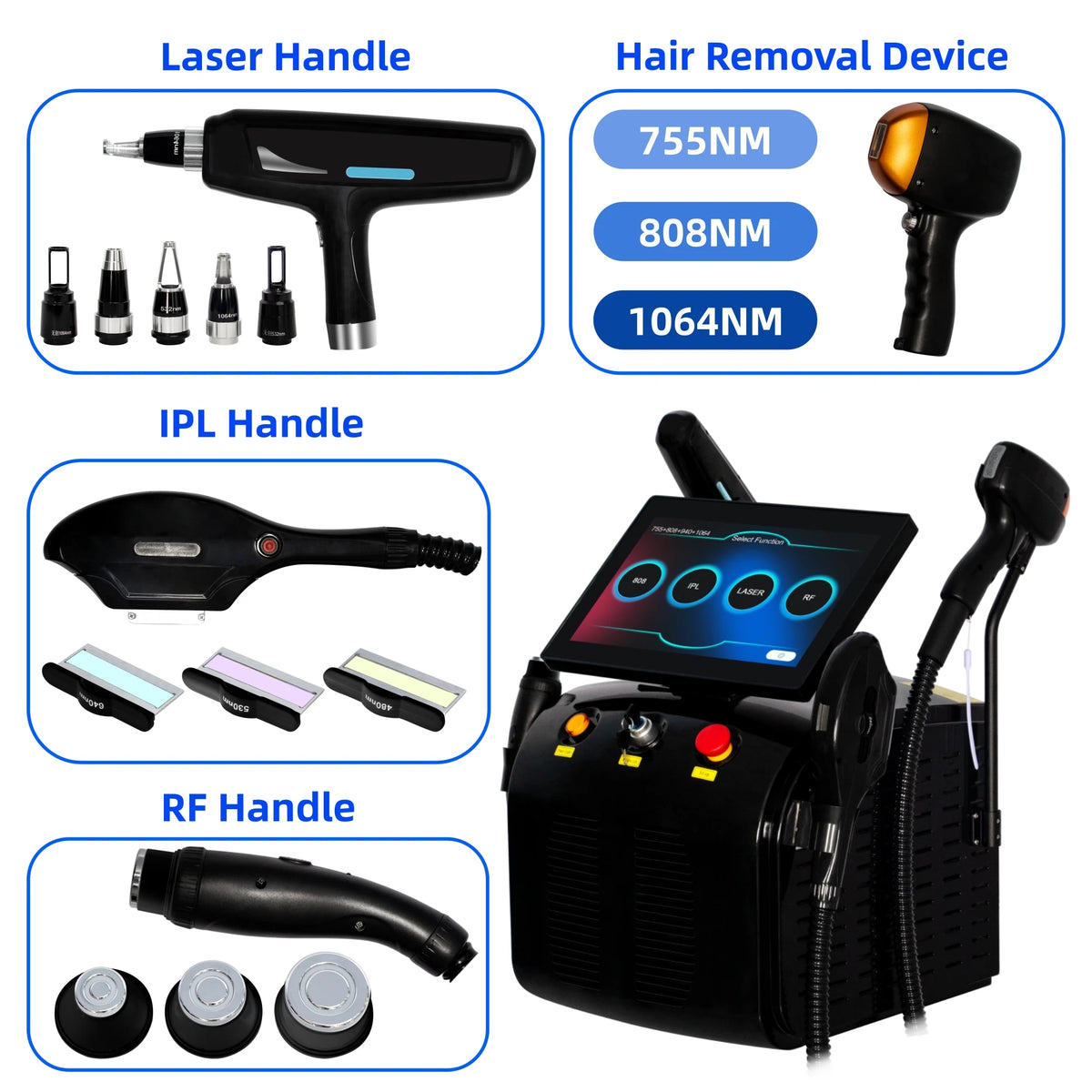 Myoslim Soprano Titanium Diode Pico Laser Hair Removal System