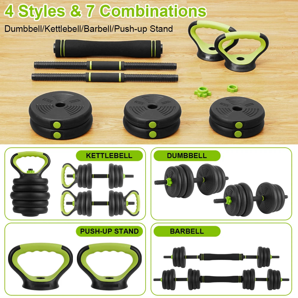 Twister.Ck Adjustable Dumbbells Free Weight Set For Home Gym