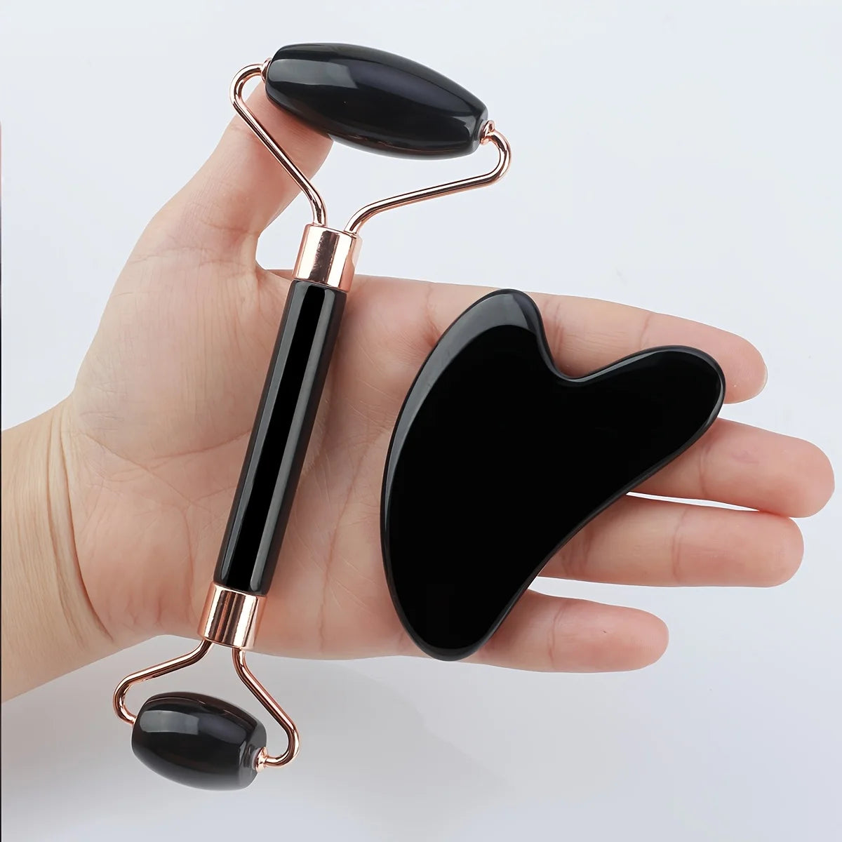 Portable Plastic Ice Face Roller And Gua Sha Facial Tools