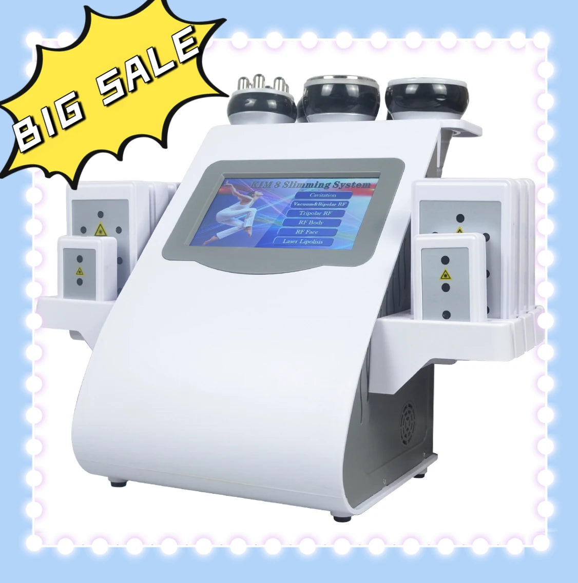 MISSHEART Ultrasonic Cavitation Body Sculpting Massage Machine