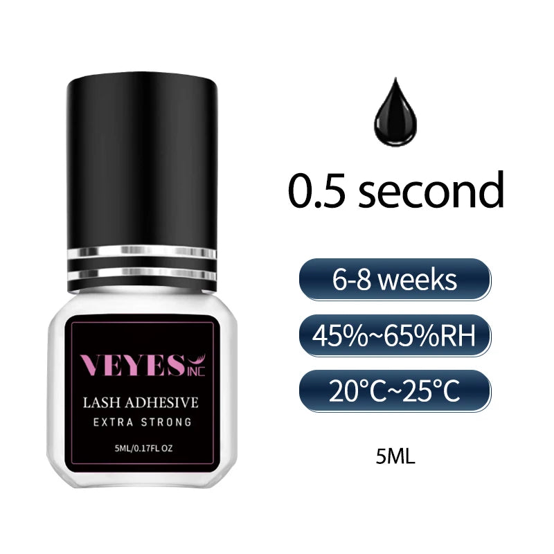 Veyes Inc Fast Drying Eyelash Extension Glue For Volume Lashes