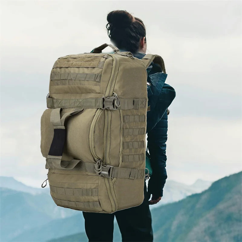 LQARMY Tactical Backpack For Hiking Camping And Travel Adventures