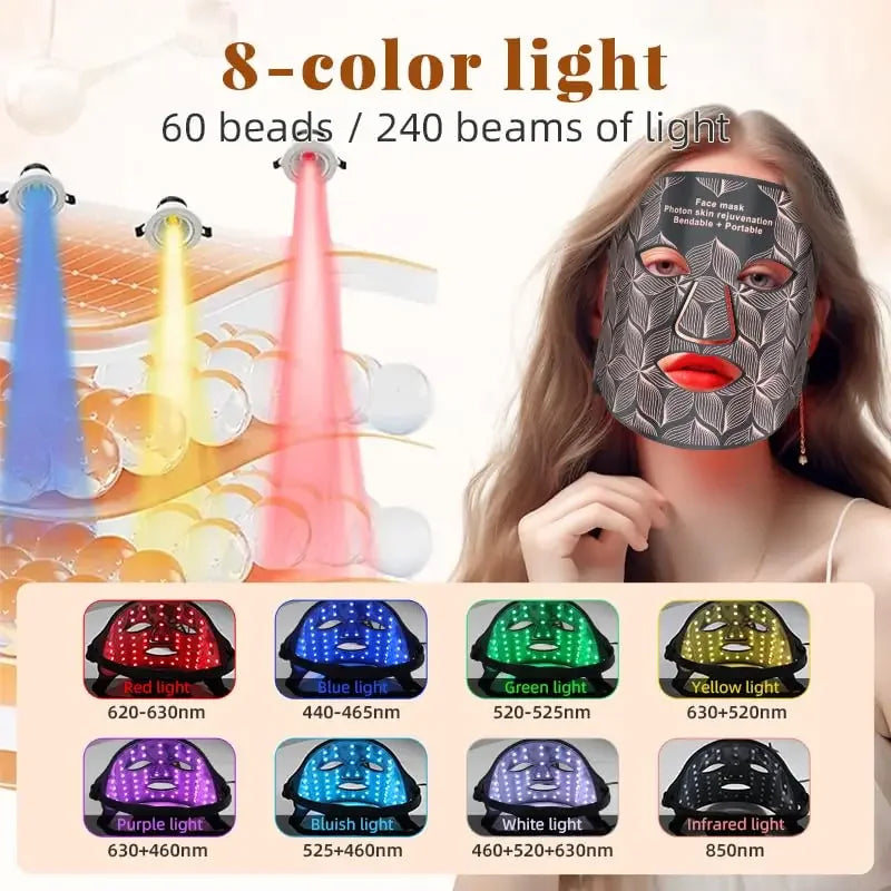 Ubilli Led Red Light Therapy Face Mask For Skin Rejuvenation