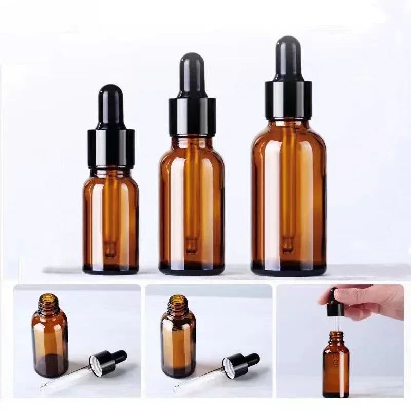 Premium Glass Dropper Bottles For Essential Oil And Aromatherapy With Funnel