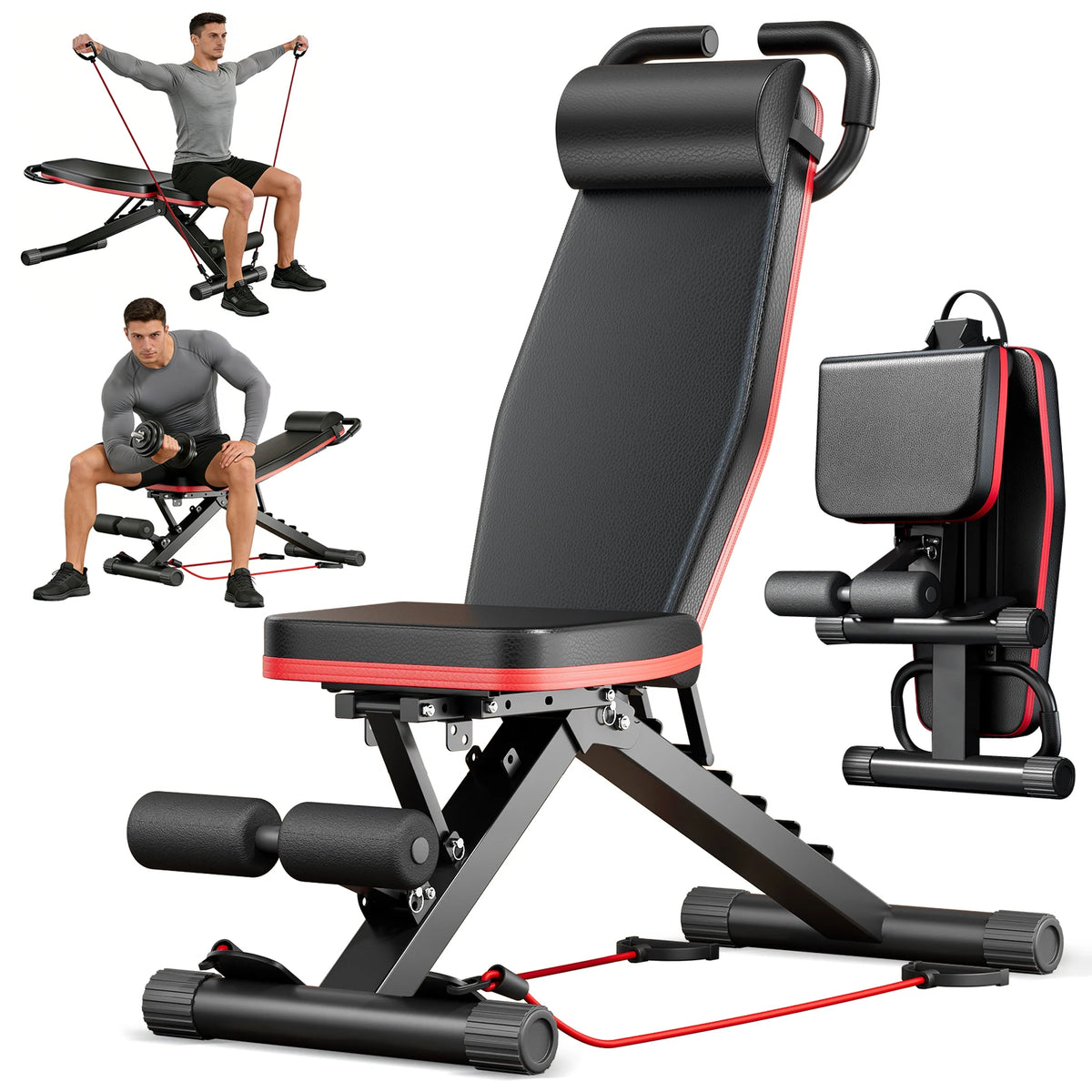14 In 1 Foldable Dumbbell Bench For Full Body Workouts