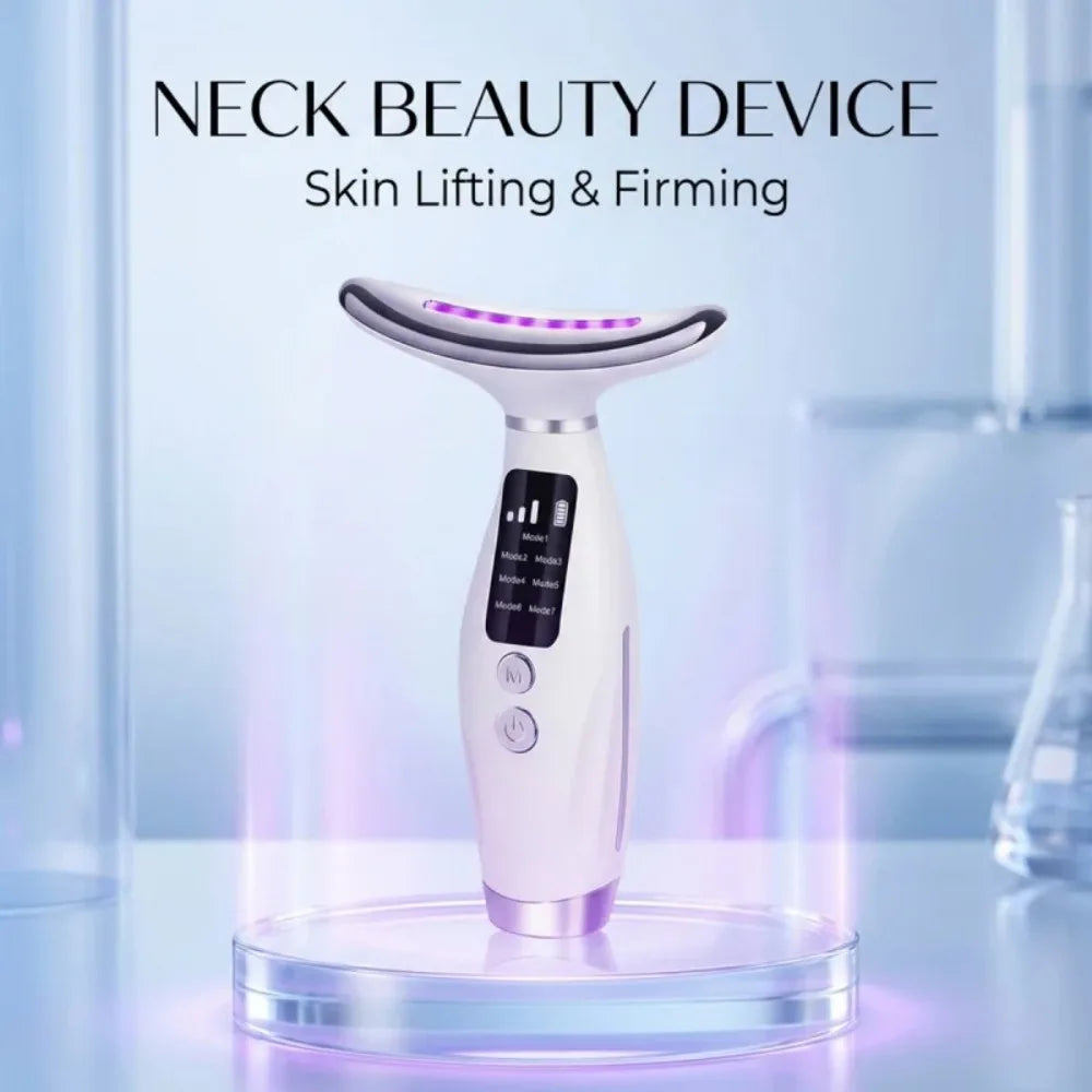 Hailicare Led Photon Facial Massager With Heating And Vibration