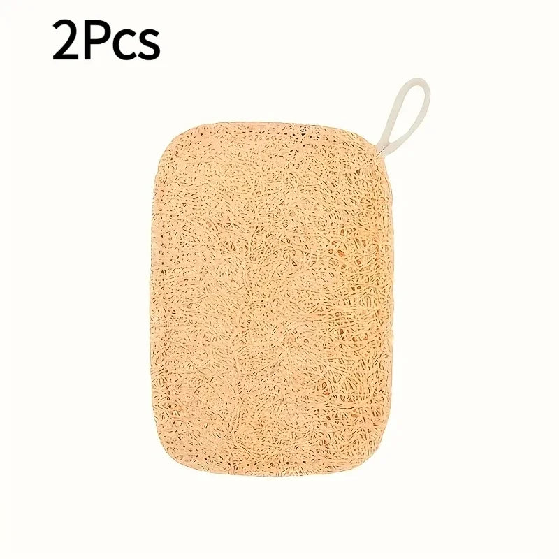 Natural Loofah Sponges For Gentle Body And Kitchen Cleaning