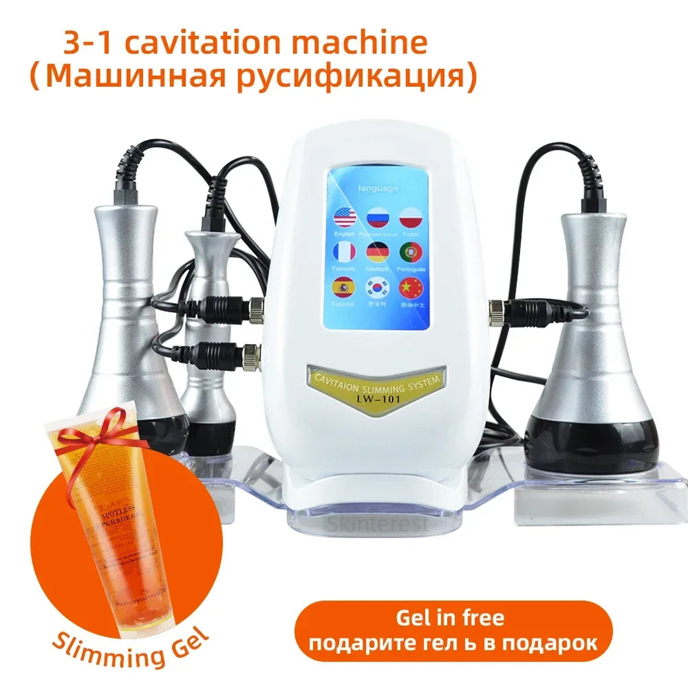Moonic 3in1 Cavitation Massager For Body Slimming And Skin Tightening