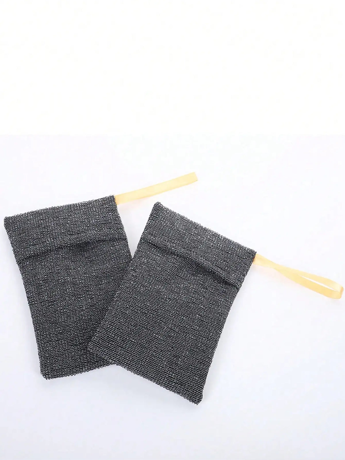 Mesh Exfoliating Soap Saver Bags With Hanging Cord For Shower