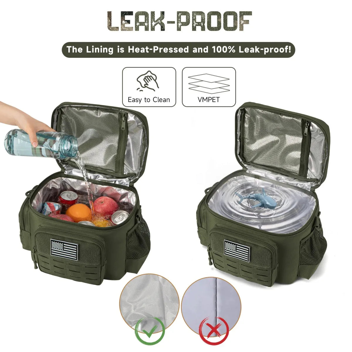 ReFire Gear Heavy Duty Tactical Insulated Lunch Bag
