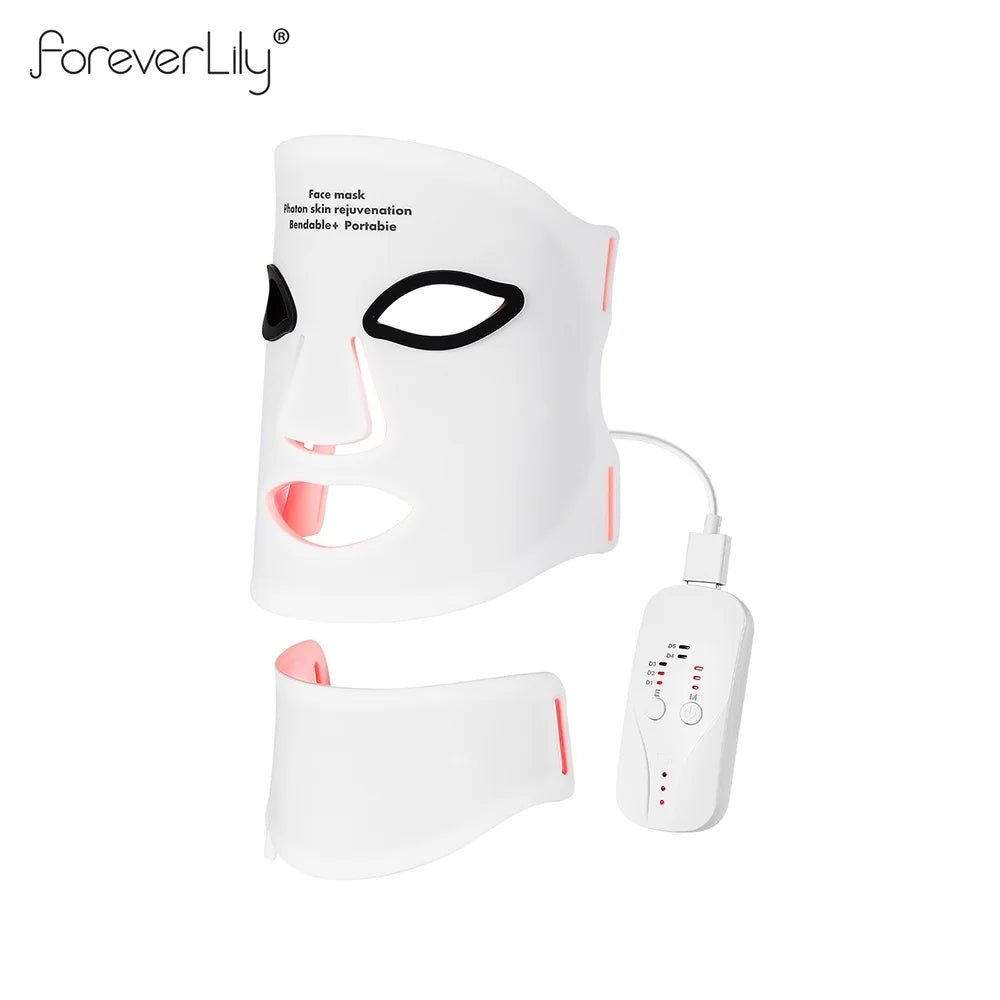 Iebilif Wireless Led Face Mask For Skin Repair And Rejuvenation