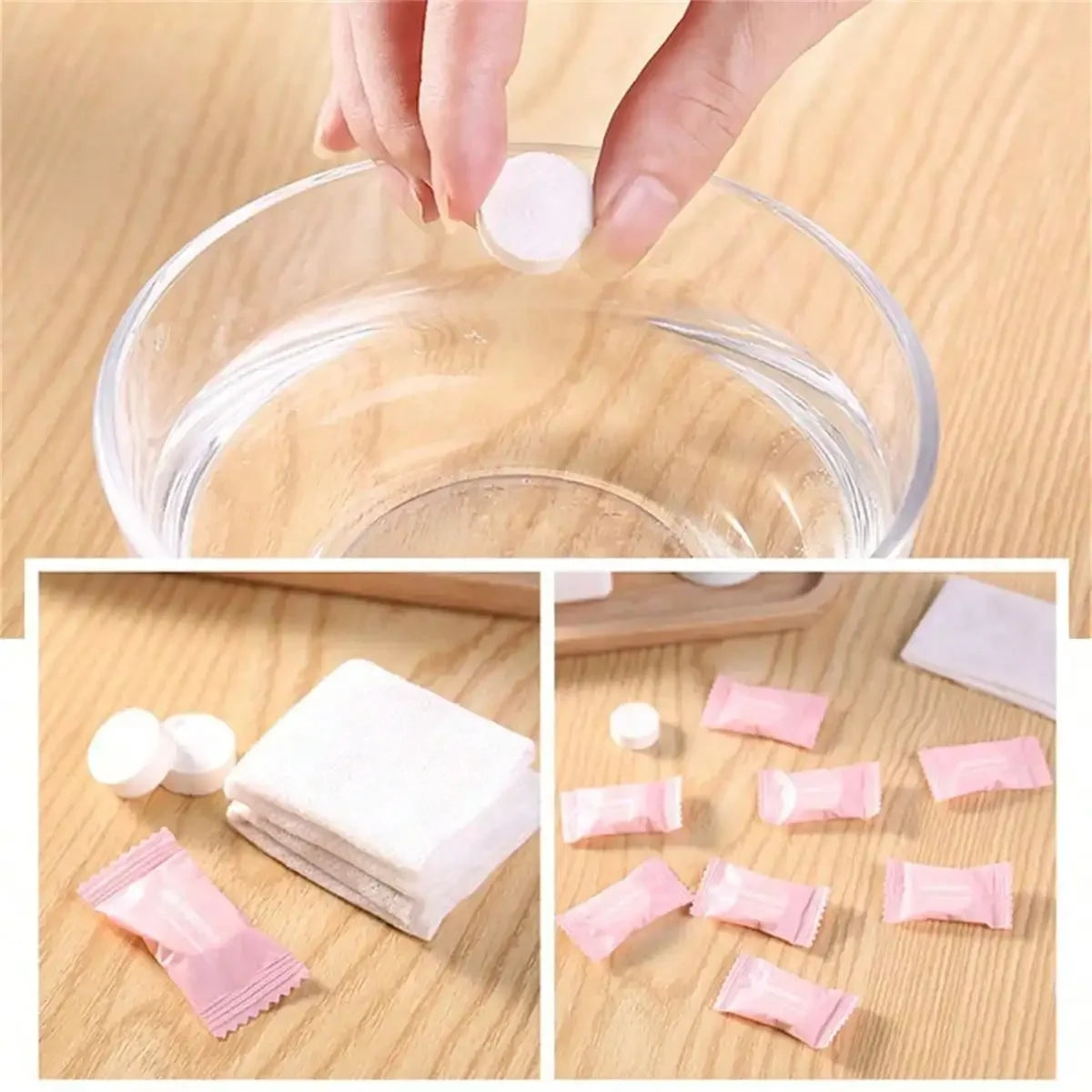 Portable Compressed Face Towels Disposable Soft Travel Camping Cloths