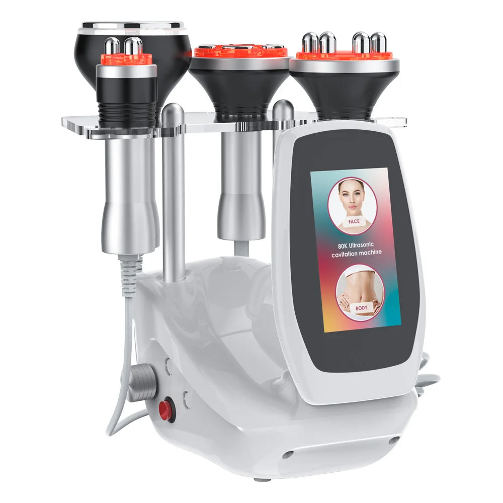 4 In 1 Cavitation Body Slimming Machine With Facial Massager