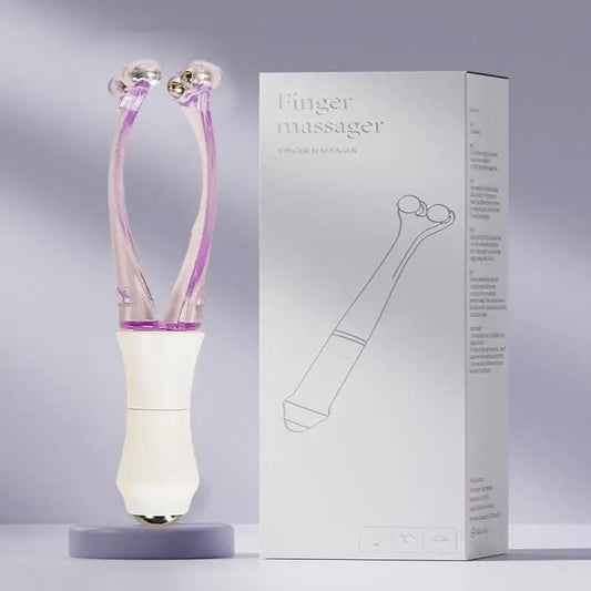 Handheld Finger Joint Massager Roller Dual End Acupoint Relief Tool