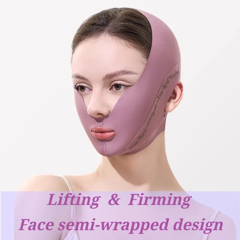 Upgraded Elastic Face Lifting Shaper For Double Chin Jawline Support
