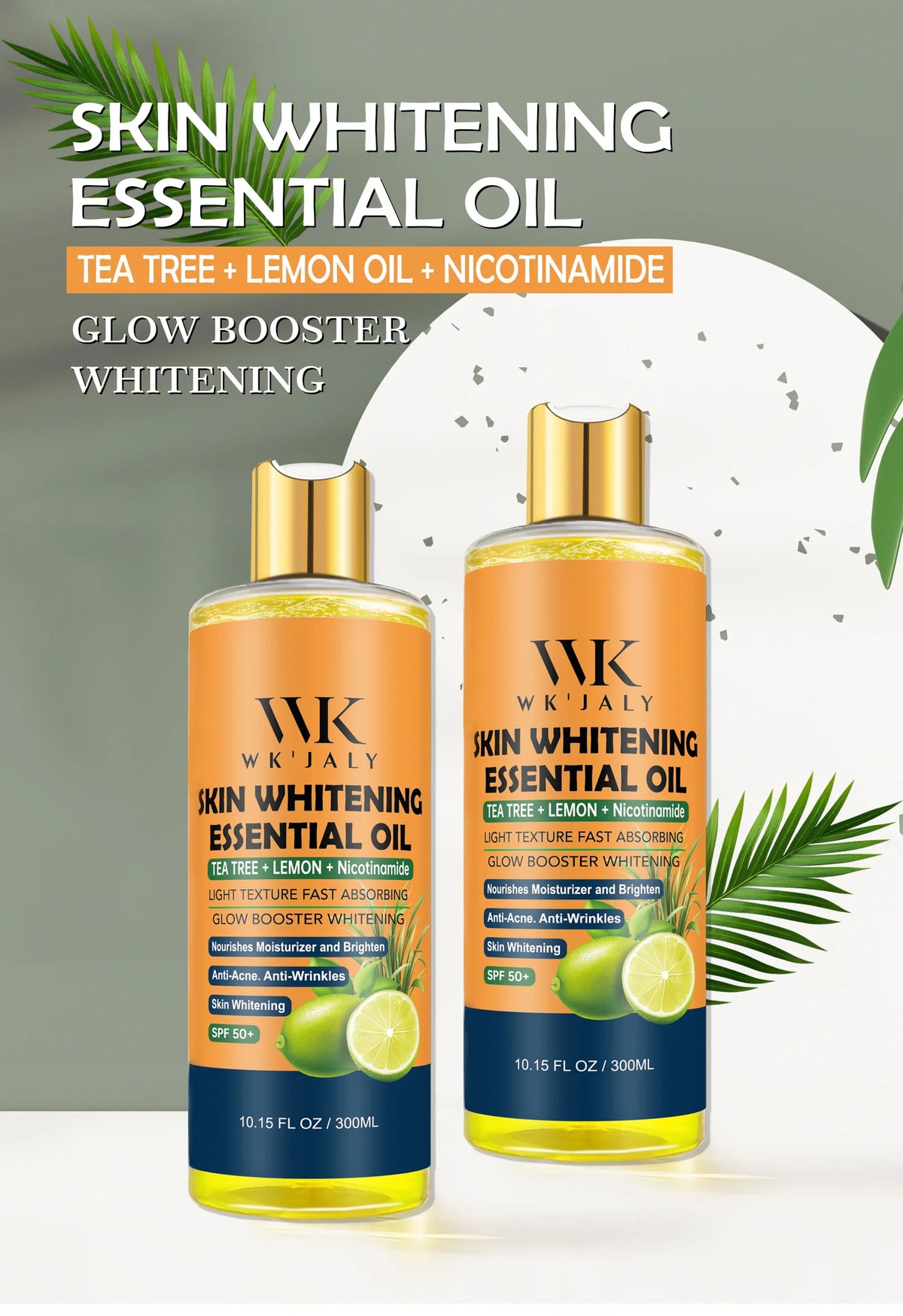 WK JALY Lightening Body Oil Brightens And Moisturizes Skin