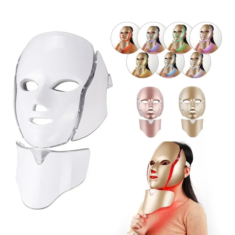 Iebilif LED Light Therapy Facial Mask For Advanced Skin Care