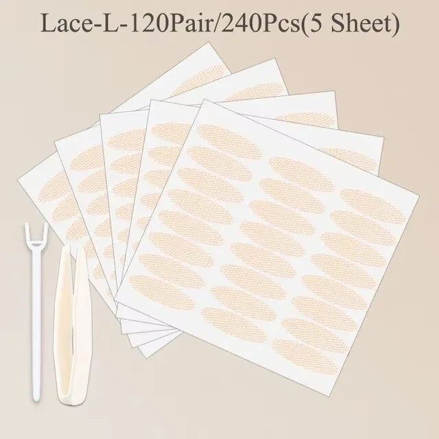 Invisible Double Eyelid Tape With Application Tool For Natural Makeup