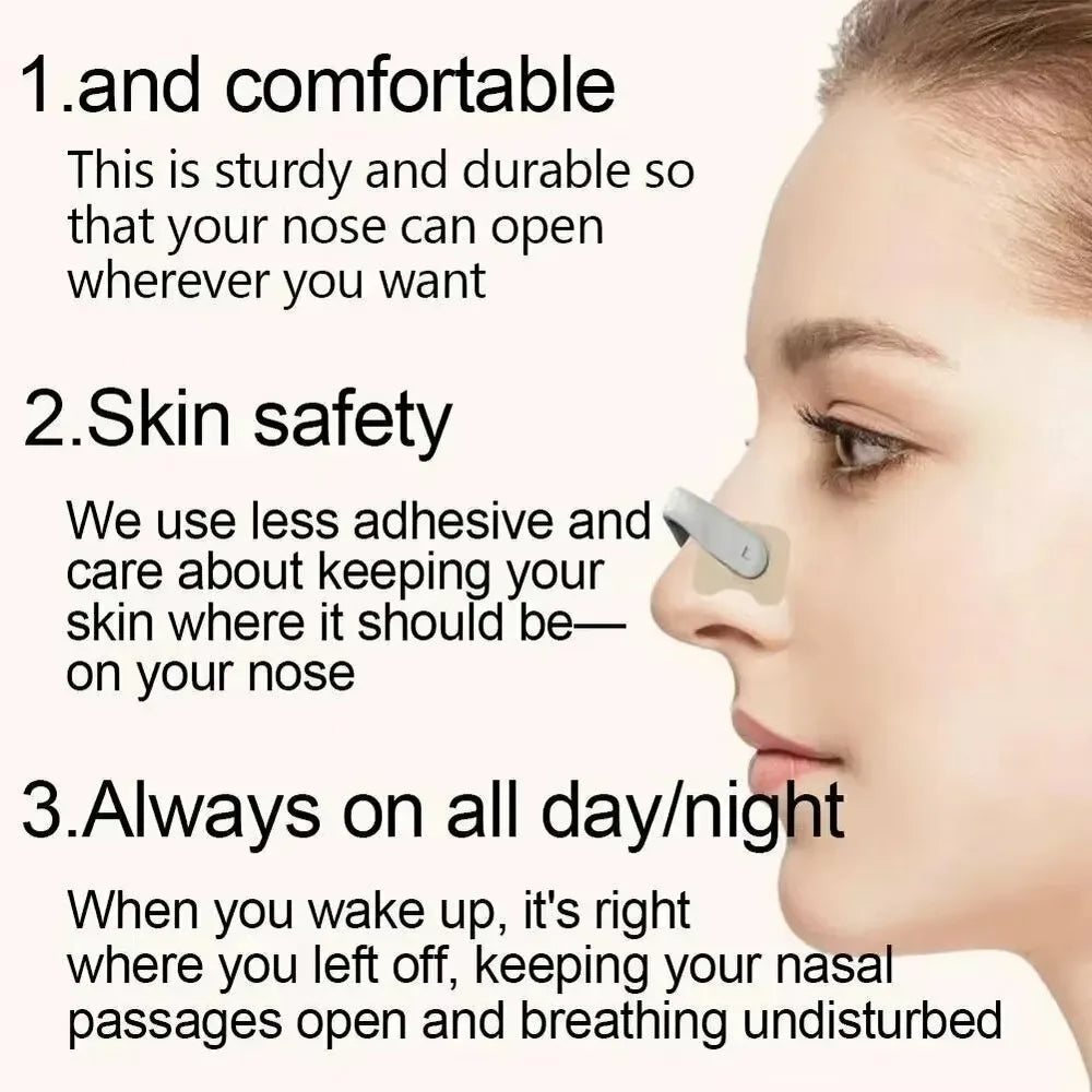 Skin Friendly Nose Strips Starter Kit for Anti Snore Support