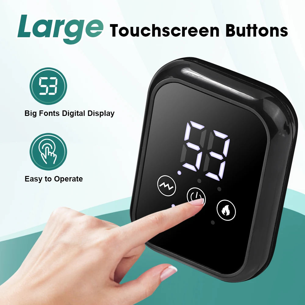 Pastsky Rechargeable Heated Shoulder Massager With Touchscreen