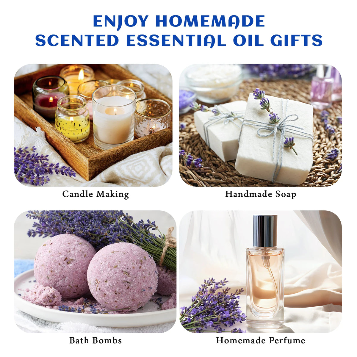 Hiqili Natural Essential Oils for Aromatherapy and Diffusers