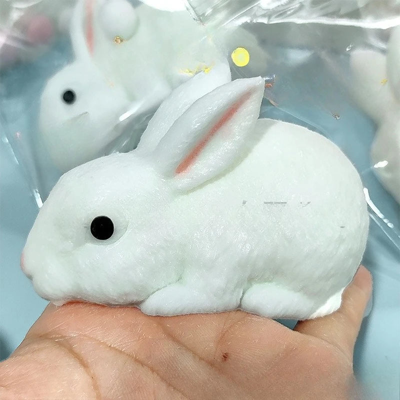 White Rabbit Slow Rebound Squishy Toy Fidget Stress Relief Squeeze