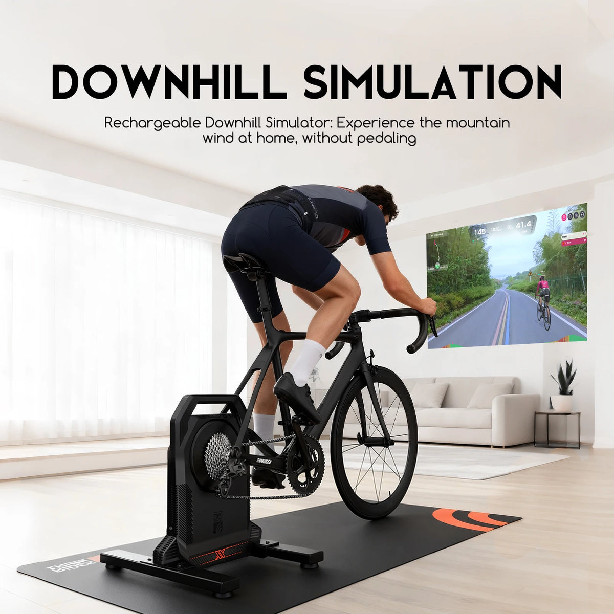 ThinkRider XXPRO Direct Drive Smart Bike Trainer With Power Generation