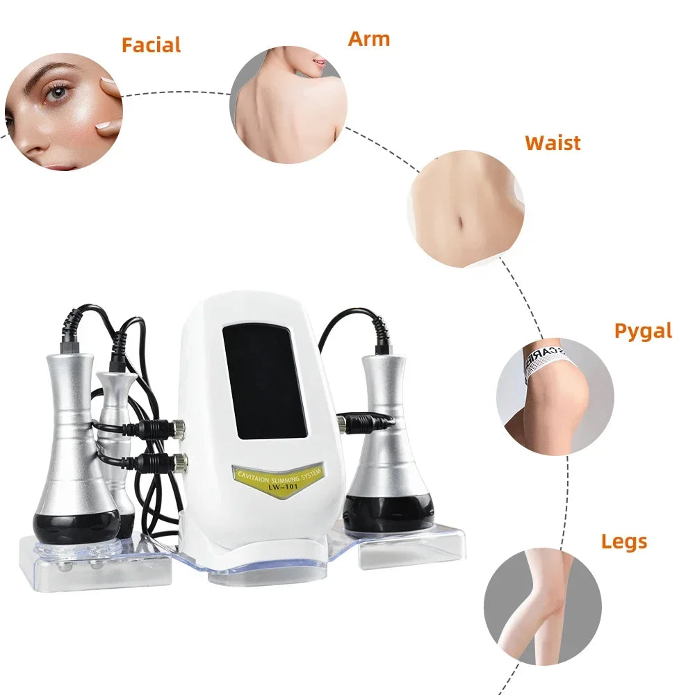Moonic 3in1 Cavitation Massager For Body Slimming And Skin Tightening