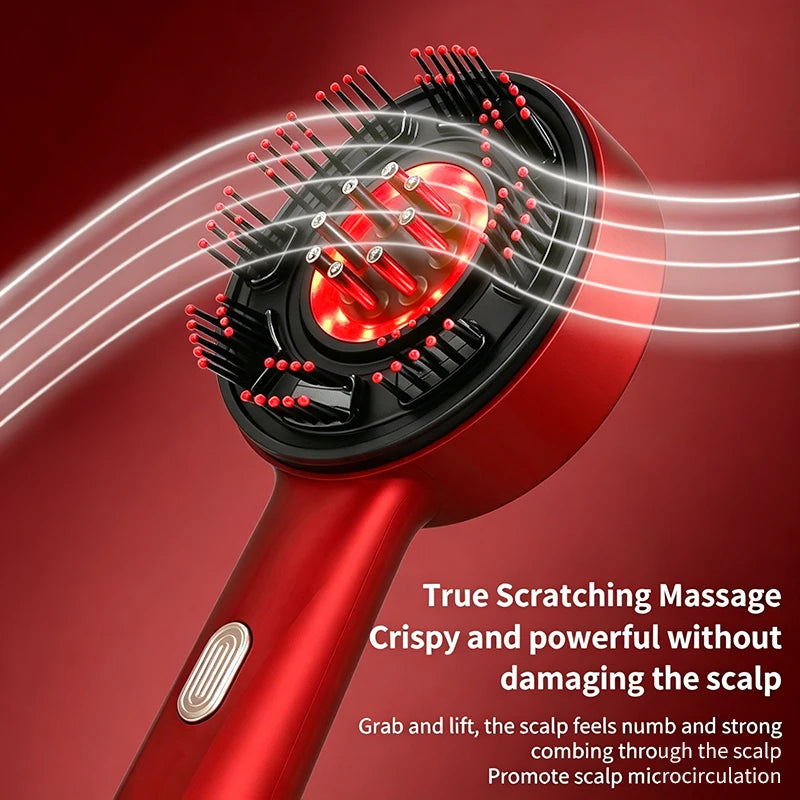 Afdeal Portable Electric Scalp Massage Comb With Kneading Modes