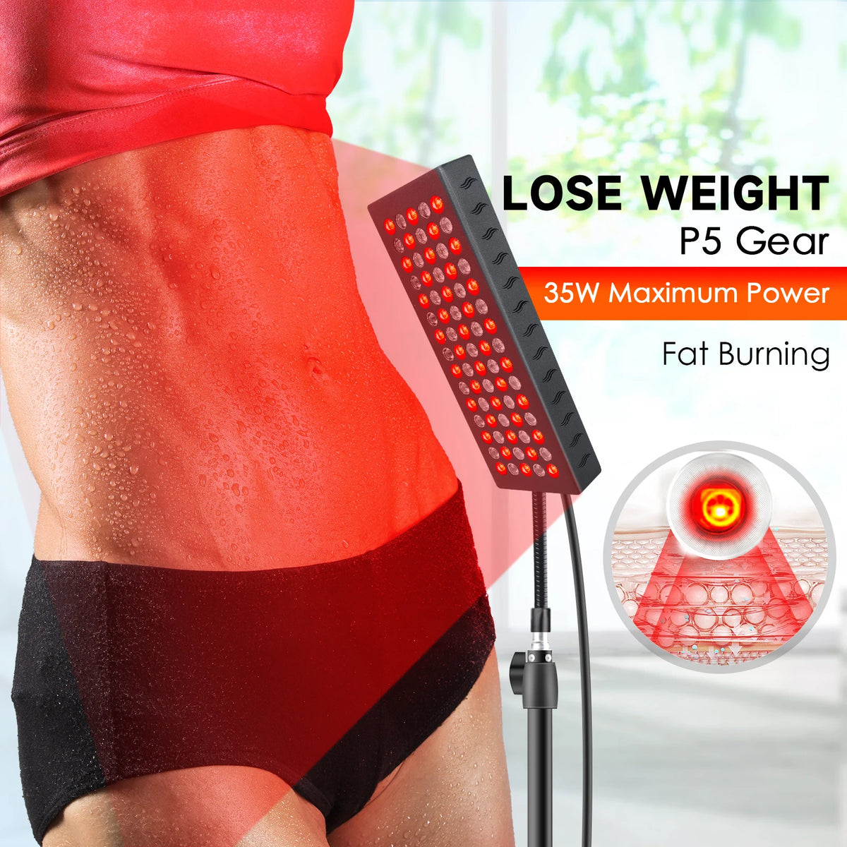 Astarexin Red Light Therapy Panel With Near Infrared LEDs