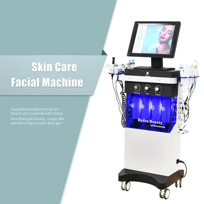 Amilibeauty 14 In 1 Hydro Facial Machine For Skin Rejuvenation