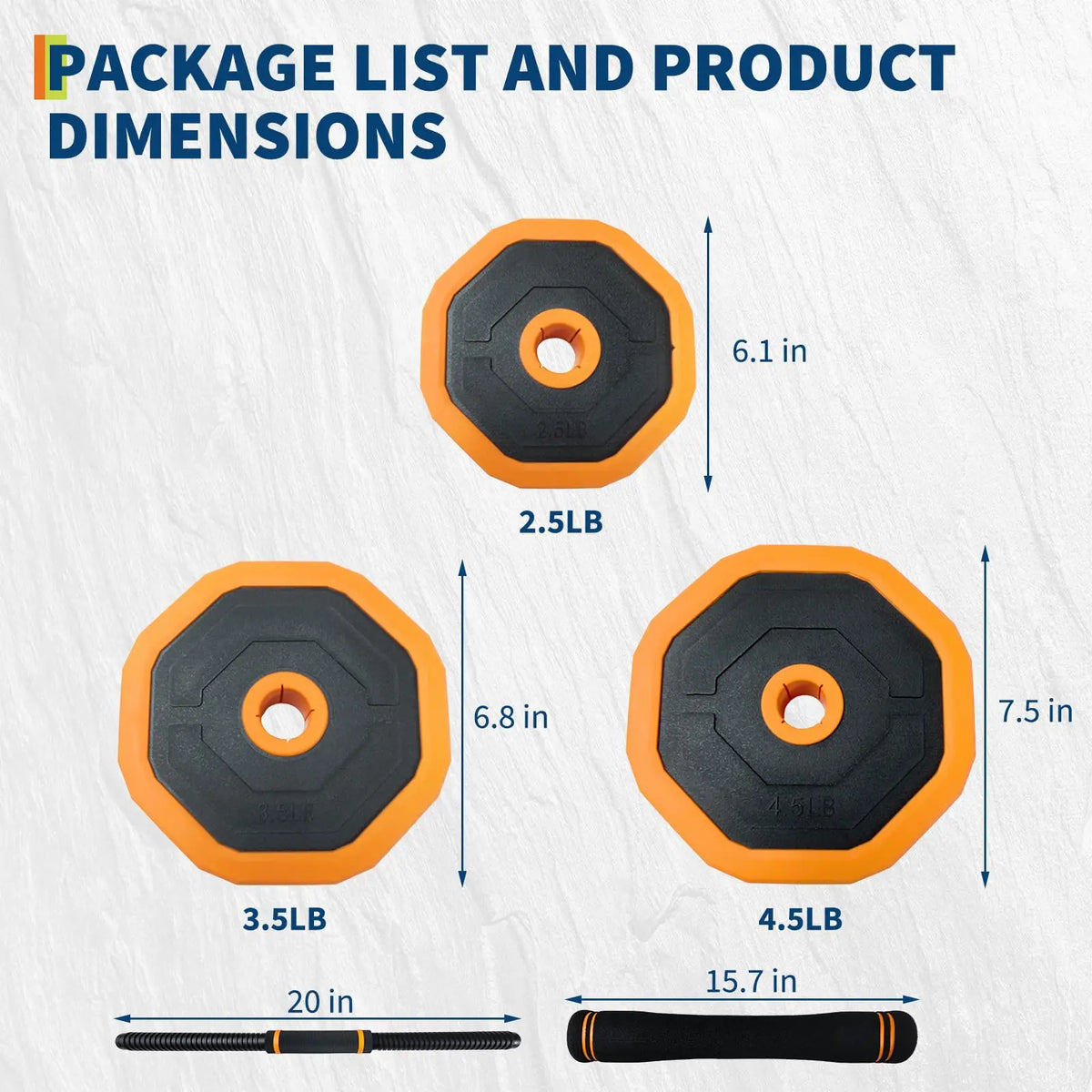 Adjustable Dumbbells Free Weight Kit With Multi Function Connector