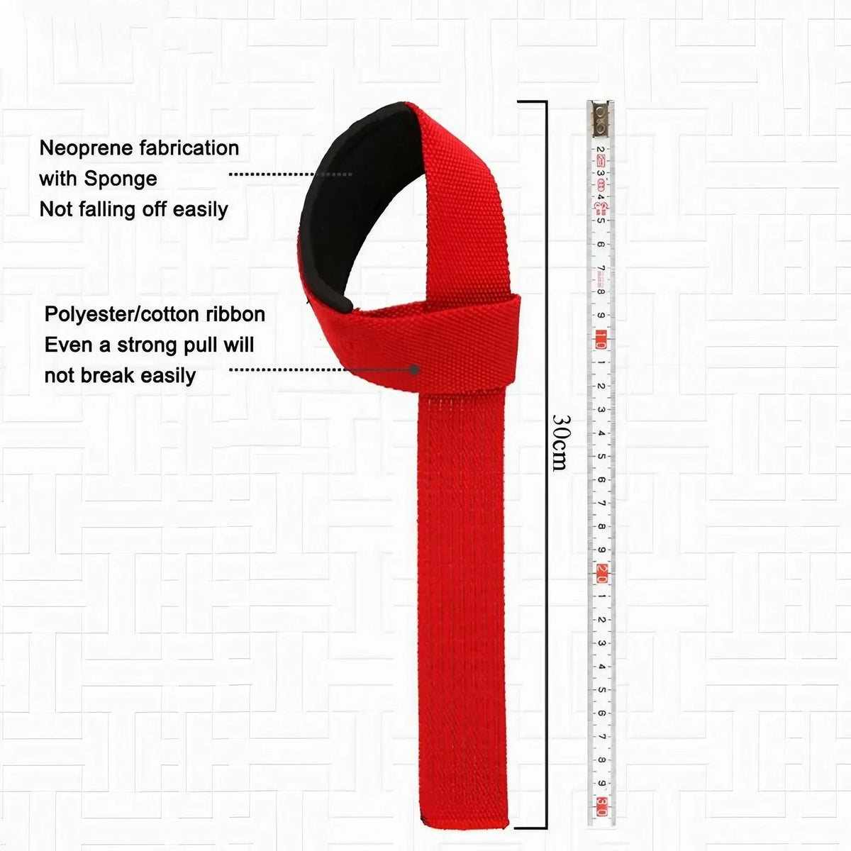 Heavy Duty Anti Slip Wrist Wraps For Weightlifting Gym Training