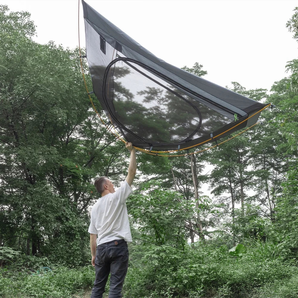 Night Cat Waterproof Two Person Backpacking Tent With Rainfly