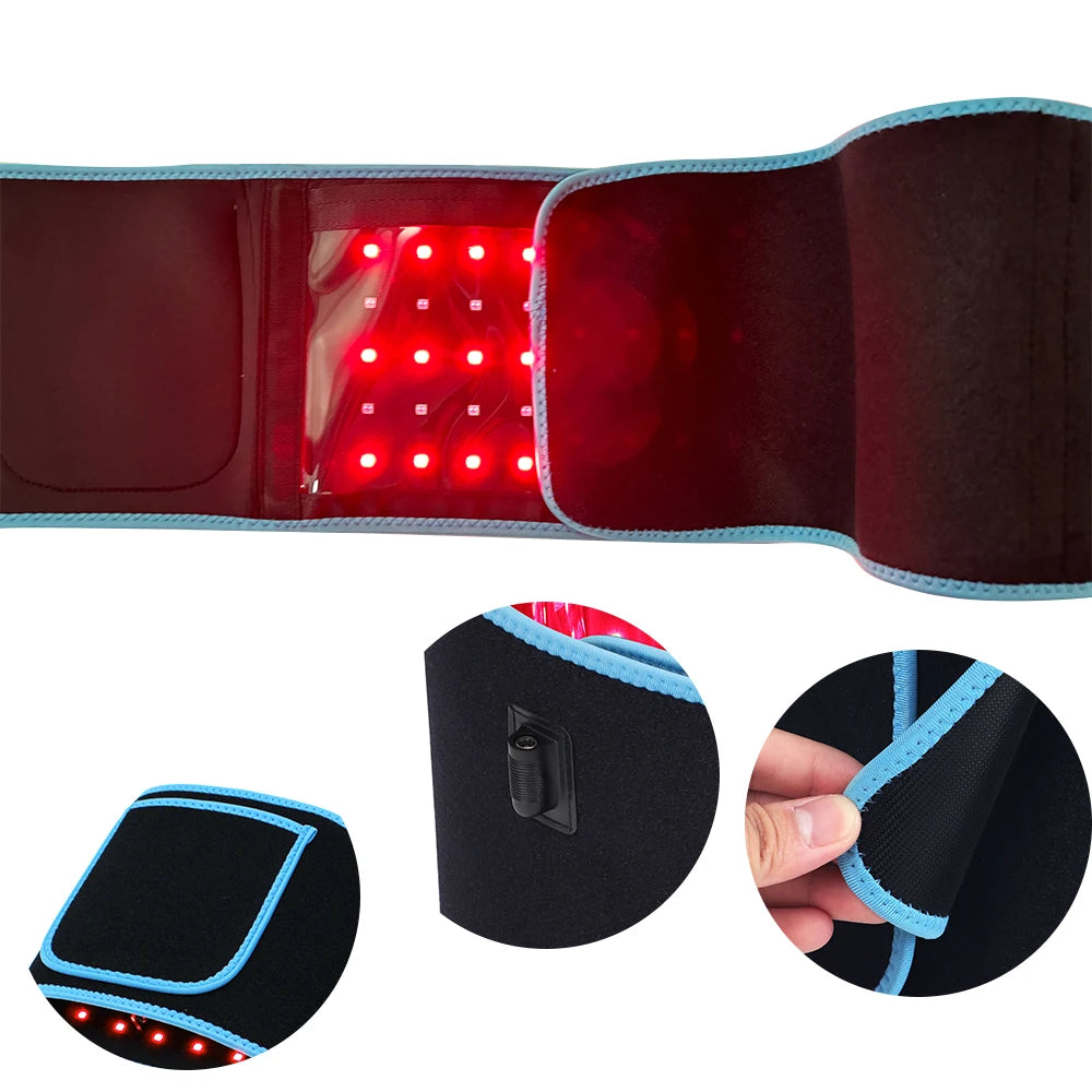 Professional Near Infrared Red Light Therapy Belt For Muscle Relief