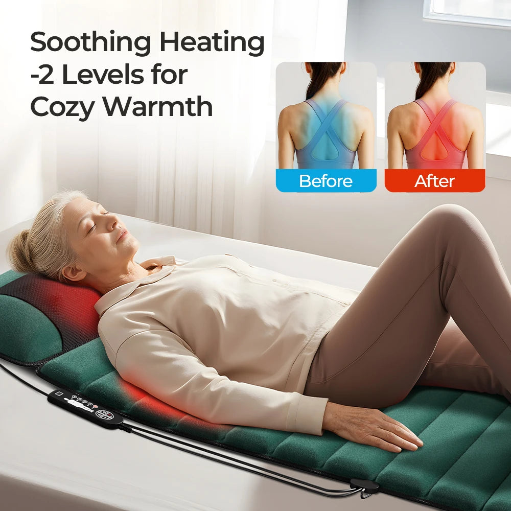 HOMEMASSA Full Body Vibration Massage Mat For Muscle Relaxation