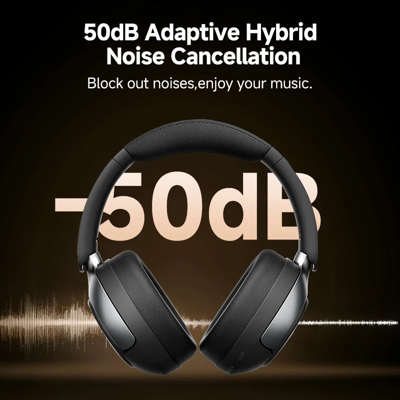 QCY H3 Pro Bluetooth Headphones 50dB Active Noise Cancellation