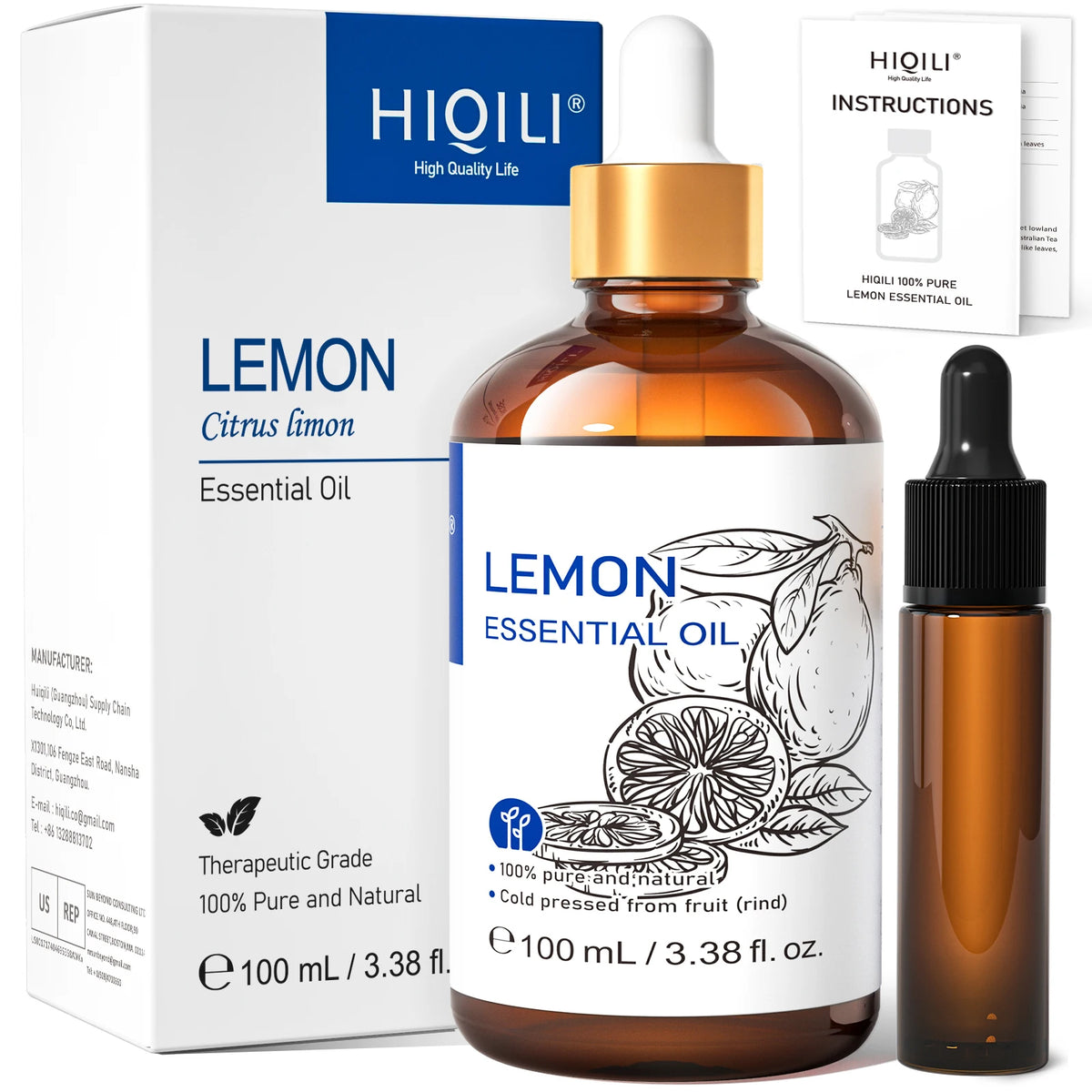Hiqili Natural Essential Oils for Aromatherapy and Diffusers